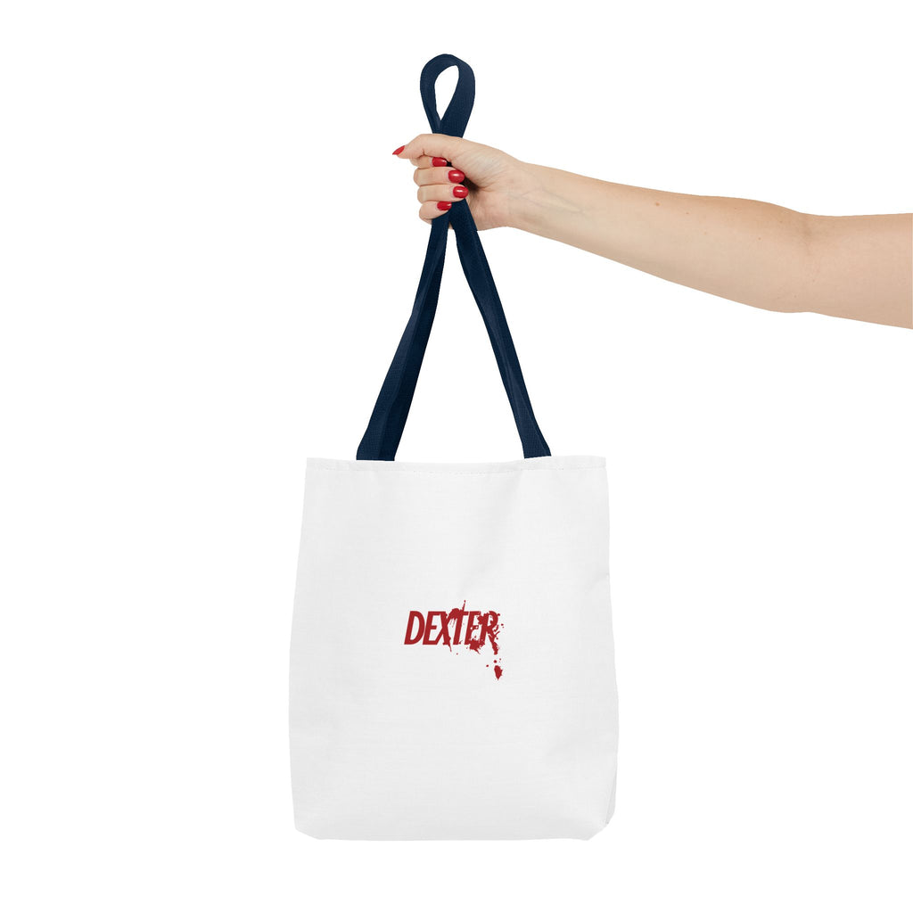 Dexter Tote Bag, Horror Tote, Crime Show Merch, Gift for Fans, Unique Tote, Dexter Fan Bag