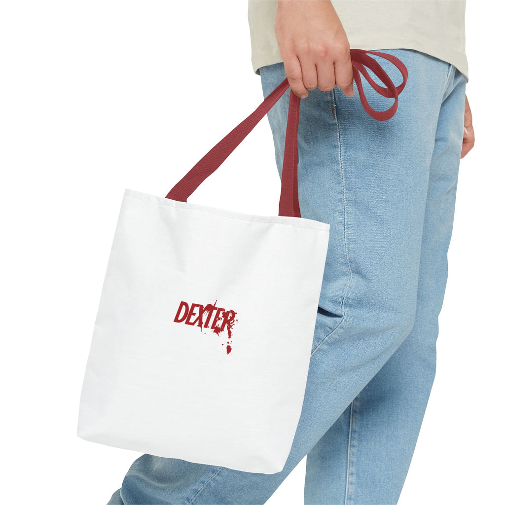 Dexter Tote Bag, Horror Tote, Crime Show Merch, Gift for Fans, Unique Tote, Dexter Fan Bag